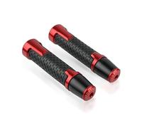 Puños Para Manillar De Motocicleta Para NC700 2012 2013 2014 2015 2016 2017 2018 2019 Con Tapón Antivibración(Red)