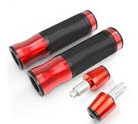 Puños para Manillar Empuñaduras De Motocicleta para Honda Hornet CB599 CB600F CB600 CB1100 CB400 CB919 CB125F CB500 CB190R CB500X Tapón Tapa Extremo Barra Manillar(Rosso)