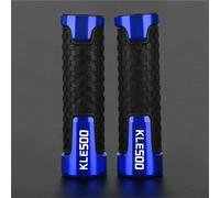 Puños para Manillar Puños De Goma Antideslizantes para Manillar Motocicleta 7/8" Y 22 Mm para Kawasaki KLE500 KLE 500 1991-2000 2001 2002 2003 2004 2005 2006 2007(BLU)