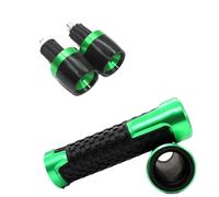 Puños para Manillar Puños De Manillar Motocicleta Aluminio CNC con Goma Empuñadura Empuje para Suzuki AN200 AN250 AN400 AN650 para Burgman AN 125 250 400 650 2003 2004 2005-2012(Vert)