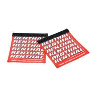 Puños protectores RENTHAL Clean Grips - rojo/blanco