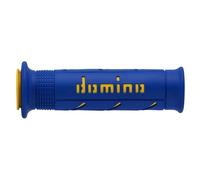 Puños racing domino super soft 126mm negro/azul a25041c4840 para moto repuestos