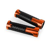 Puños Universales Antideslizantes Para Manillar De Motocicleta Para Yamaha YBR125 05-14/YBR250 YBR 125/250 De 7/8" (22 Mm)(Orange)