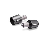 Puños Universales Para Manillar De Motocicleta, Contrapeso, Deslizador De Manillar, Tapón De Extremo Para YZF R3 R25 R6 R1 R125 R250 R6s(Grey)