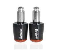 Puños Y Topes De Manillar Para Motocicleta Para Suzuki AN200, AN250, AN400, AN650, Burgman AN125, 250, 400 Y 650(Orange)