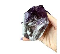 Punta Amatista Natural en Bruto 515 gr - Calidad Extra - Perfecta para decoración feng shui. Preciosa piedra de amatista de morado intenso. Cuarzo de Uruguay