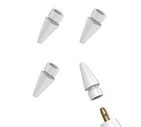 Punta Apple Pencil 2 (juego de 4) 1ª generación lápiz adaptador para Apple Pen Stylus Tablet, accesorio Mina portátil táctil lápiz óptico de repuesto para iPad 9ª Generation 2021 Pro Air Mini
