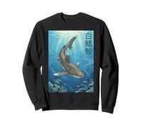 Punta Blanca Oceánica Japonés Océano Buzo Sudadera