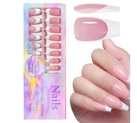 Punta blanca Uñas postizas, 150 autoadhesivas - Rendy uñas postizas, con un truco francés - herramientas de arte de uñas les gusta experimentar con las uñas. Disponible en 150 piezas en una