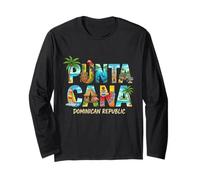 Punta Cana City Name Travel Souvenir - Regalo turístico Manga Larga