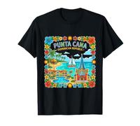 Punta Cana Dominican Travel Souvenir Landmark Regalo turístico Camiseta