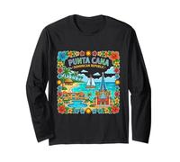 Punta Cana Dominican Travel Souvenir Landmark Regalo turístico Manga Larga