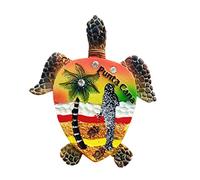 Punta Cana República Dominicana imán para nevera, recuerdo de viaje, decoración de nevera, calcomanía magnética 3D, pintado a mano