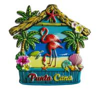 Punta Cana República Dominicana imán para nevera, recuerdo turístico, decoración de nevera, colección artesanal 3D