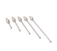 Punta de acero de 2 mm con punta de acero micrómetro indicador de sonda M2.5 rosca para aplicaciones de palanca indicador de prueba de dial con valor de división 0.01 (tungsteno, 50 mm)