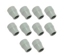 Punta de Bastón de Goma, 10 Piezas de Agarre Fuerte Resistente Al Desgaste Protector de Puntas de Muleta Antideslizante para Muletas Plegables