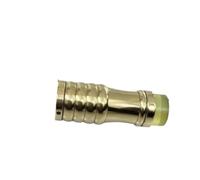 Punta de bastón de latón con almohadilla de goma antideslizante for patas de silla de senderismo(Inner Dia.16MM,2 Pcs)