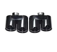 Punta De Boquilla De Silenciador De Fibra De Carbono para Tubo De Escape para Serie 3 G20 G21 330i 320d 330e 2019-2025 Garganta Cola Coche(Carbon Fiber A)