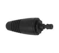Punta de boquilla giratoria para lavado a presión compatible con Lavor para Comet para Vax Pa66 Fibra de vidrio para pieza de repuesto negra 130 Bar Max