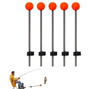 Punta de caña de Pescar en Hielo - Puntas para caña de Pescar Mini, Poste de Acabado Spring Bobber - Acero Inoxidable y EVA Winter Finishing Rod Spring Bobber,