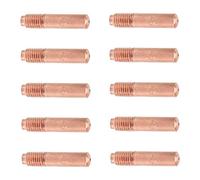 Punta de contacto de soldadura MIG, boquillas conductoras de 0,9 mm accesorios pequeños 10 puntas de contacto puntas de contacto de soldadura de cobre para soldar