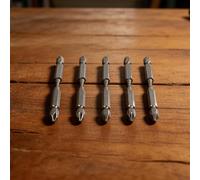 Punta de destornillador de cabeza cruzada de doble cabeza de acero para fijación de paneles de yeso con incrustación de tornillo controlado en profundidad (3)