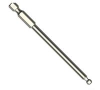 Punta de destornillador hexagonal de cabeza esférica de 100 mm para 5/H3/H4/H5/H6/H8, diseño magnético para fijación segura de tornillo en varios campos (H5)