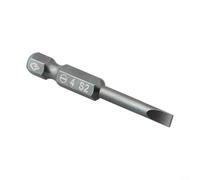 Punta de destornillador ranurada magnética de 50 mm, cabeza plana de acero de aleación de 6 35 mm, vástago hexagonal para destornilladores eléctricos y manuales, taladros, bricolaje y aplicaciones de