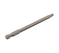 Punta de destornillador Torx magnética de 100 mm con orificio de seguridad, vástago de 6,35 mm para T8 para T10 para T15 para T20 para T25 T27 para T30 T40, compatible con taladros eléctricos y