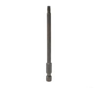 Punta de destornillador Torx magnética de 100 mm con orificio de seguridad, vástago de 6,35 mm para T8 para T10 para T15 para T20 para T25 T27 para T30 T40, compatible con taladros eléctricos y