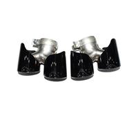 Punta de escape 1 par (L+R) para escape Para Porsche 911 2013-2019 para silenciador de tubo(13 15 black)