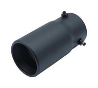 Punta de escape coche acero inoxidable plateado y, entrada 70 mm, salida 76, silenciador cola Tubo Escape Punta
