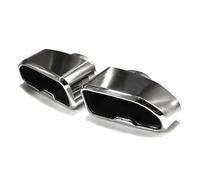 Punta De Escape De Coche Silenciador Tubo De Escape Cuadrado, Sistema De Escape, 1 Par Para G01 X3 G02 X4 2019 2020(Plata)