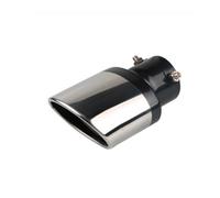 Punta de escape del automóvil Para Citroen 1 Uds Para escape de acero inoxidable para silenciador tubo para extremo punta accesorios exteriores interfaz 63mm(Straight)