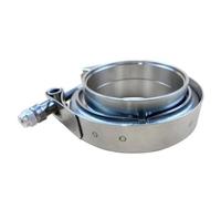 Punta de escape Kit De Abrazadera Banda En V Liberación Rápida Para Tubo Escape Automóvil Acero Inoxidable 304 Con Brida Macho-hembra 38Mm A 152 Mm (1,5"-6")(3.5inch-89mm)