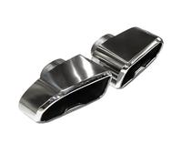 Punta de Escape para BMW G01 X3 G02 X4 2019 2020, Punta de Escape de Acero Inoxidable, Tubo de Escape Cuadrado (Plateado)
