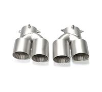 Punta de escape Punta De Escape De Fibra De Carbono Para G22 G23 M440i 2021-2022, De Escape Doble, Boquilla, Simulador De Silbato.(Matte SS)