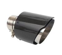 Punta de escape universal Silenciador del para sistema de para escape coche para silenciadores rectos punta tubo para Akrapovic(48MM IN 114MM OUT)