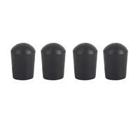 Punta de Goma Negra que No Se Deforma, 4 Piezas para Clavija de Violonchelo, Protector de Goma Liviano y de Clavija, Protege el Piso y el Instrumento, Ideal para Violinistas