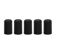 Punta de Goma para Violonchelo Endpin, 5 Piezas Portátil Cello Caucho Endpin Punta Protector Antideslizante Tapas Cello Rock Stop Negro para Violonchelo