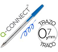 Punta de medios Crystal Pen azul - Q-Connect