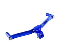 Punta de palanca de cambios de aluminio para motocicleta Dirt Bike Diseño de 2 vías Negro Oro Rojo Plata Azul Reposapiés Parte (azul)