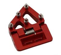 Punta de pedal de freno trasero plegable para 701 790 890 390 1290 SX XCF, estribo de aleación de aluminio con control mejorado, rojo/azul/naranja/negro (rojo)
