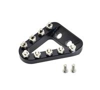 Punta de placa de paso de palanca de pedal de freno trasero CNC compatible con EXC TE FC EX250F MC450F MC125(Black)