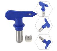 Punta de pulverización sin aire, boquilla de acero para pulverizador de pintura Wagner #519, azul 5,0 x 5,5 cm para pintura al óleo de látex interior y exterior, uso comercial residencial
