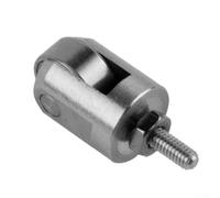 Punta de rodillo de acero inoxidable para indicador de esfera con rosca M2.5 y diámetro de 10 mm para herramientas de medición precisas de metal y precisión de lectura de calibre industrial en