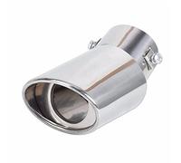 Punta De Silenciador Escape Coche Acero Inoxidable Redondo Para 760Li Para 320d Para 135i Para 335is Para Gran Para E36 Para F30 Tubo Extremo Garganta Cola(A)