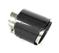 Punta De Silenciador Escape Mate Para Coche Para X5 E53 E70 X6 E71 F16 X1 F48 2015 2016 ID 86mm OD 101mm Tubo de escape(Bright black)