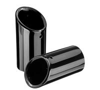 Punta De Silenciador Para VW Para JETTA/SAGITAR/para POLO/para GOLF 7 Tubo De Punta Silenciador Escape Acero Inoxidable Con Acabado Pulido Recubierto Negro