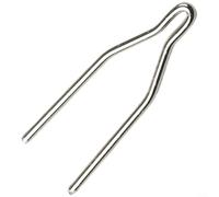 Punta de soldadura reemplazable para nariz de soldador eléctrico, punta de soldadura de 1,5 mm de diámetro con distancia de junta de 15 mm, juego de accesorios de herramientas de soldadura (1 unidad)